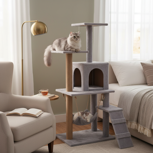 Arbre à Chat Multi-Niveaux